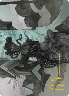 Vraska Joins Up // Vraska Joins Up (AOTJ-034) - Outlaws of Thunder Junction Art Series (Borderless) Foil-3