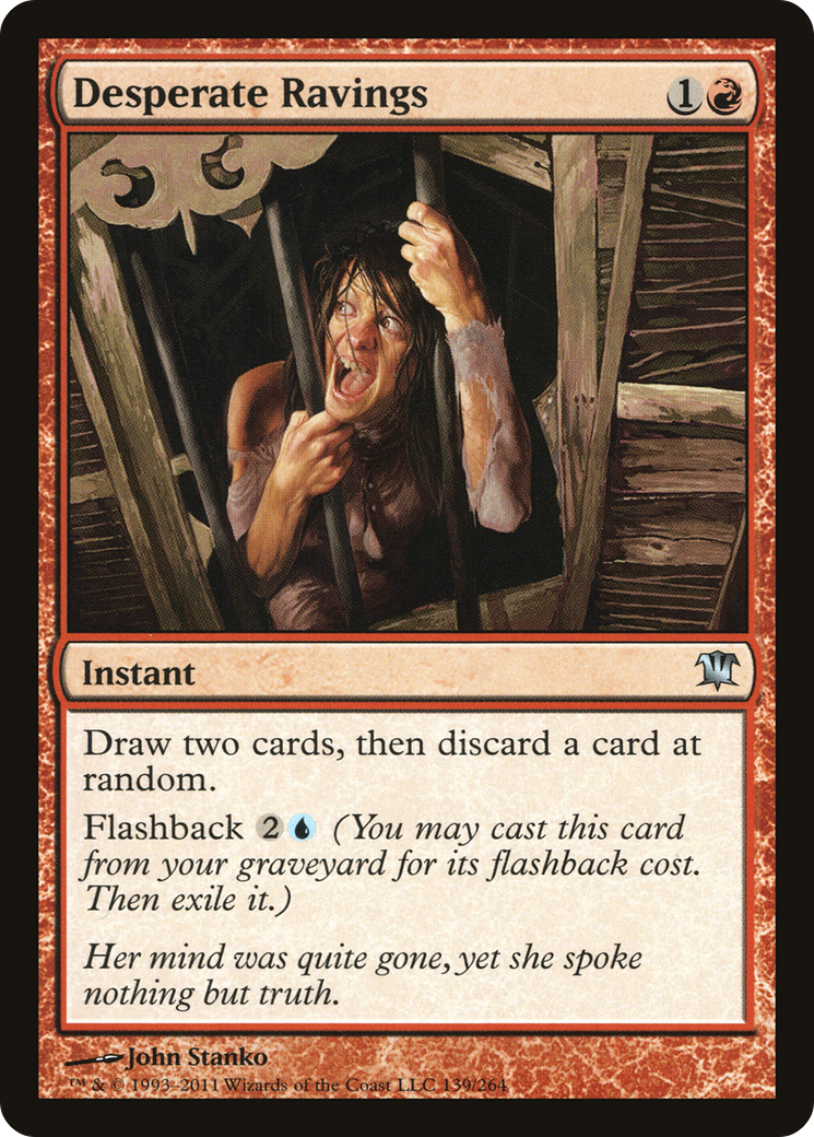 Desperate Ravings [Innistrad]-1