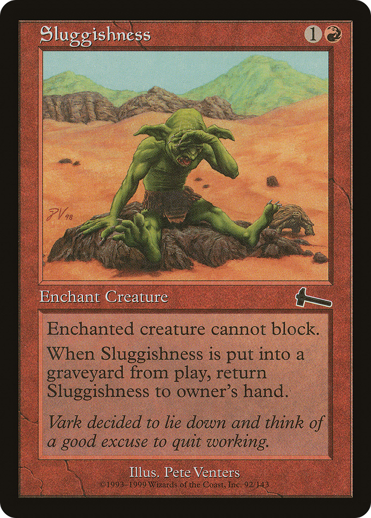 Sluggishness [Urza's Legacy]-1
