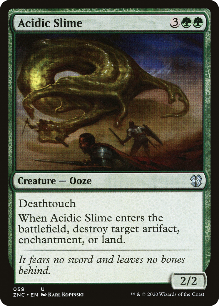 Acidic Slime [Zendikar Rising Commander]-1