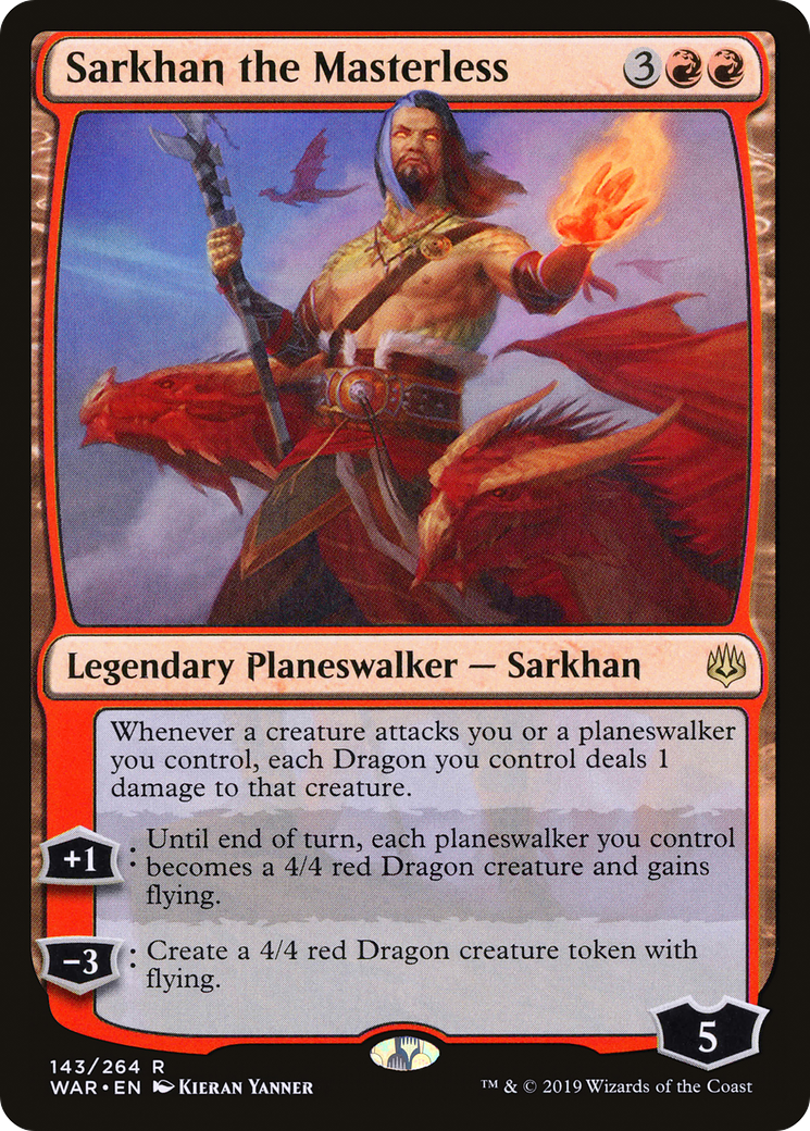 Sarkhan the Masterless [War of the Spark]-1