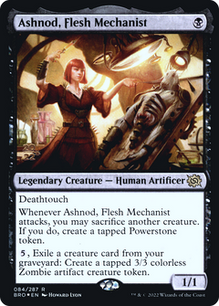 Ashnod, Flesh Mechanist [The Brothers' War Prerelease Promos]-1