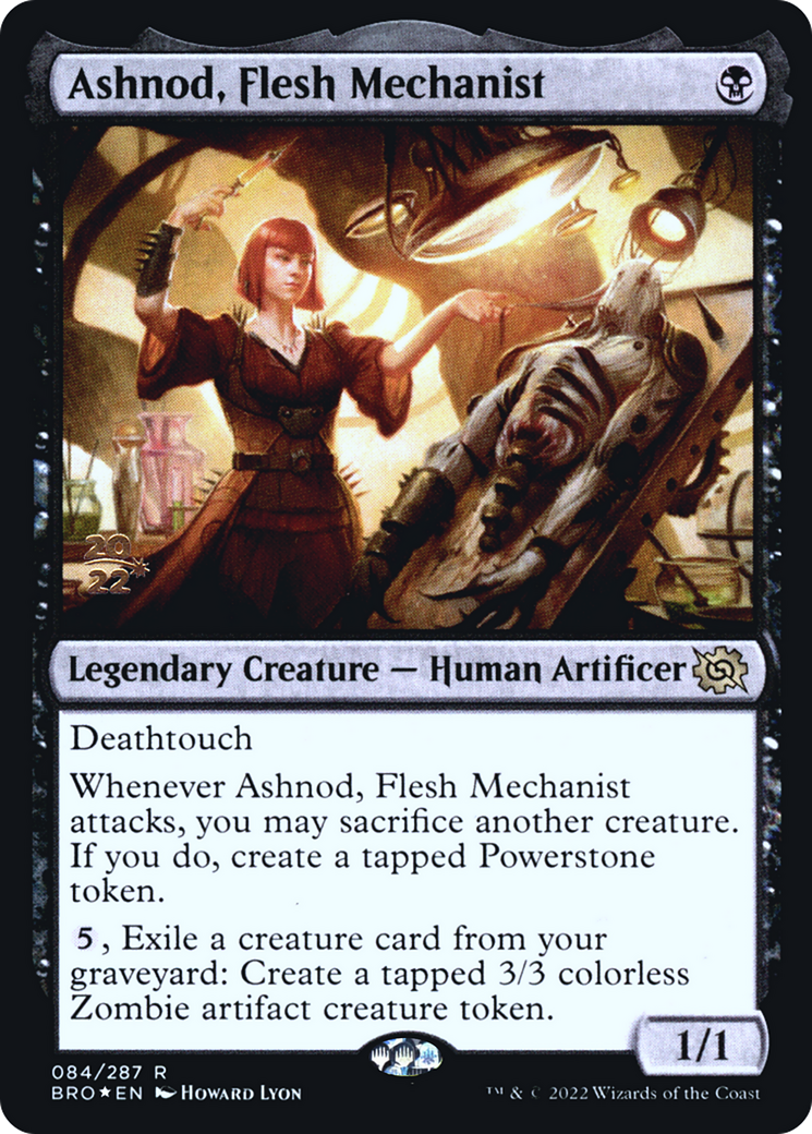Ashnod, Flesh Mechanist [The Brothers' War Prerelease Promos]-1
