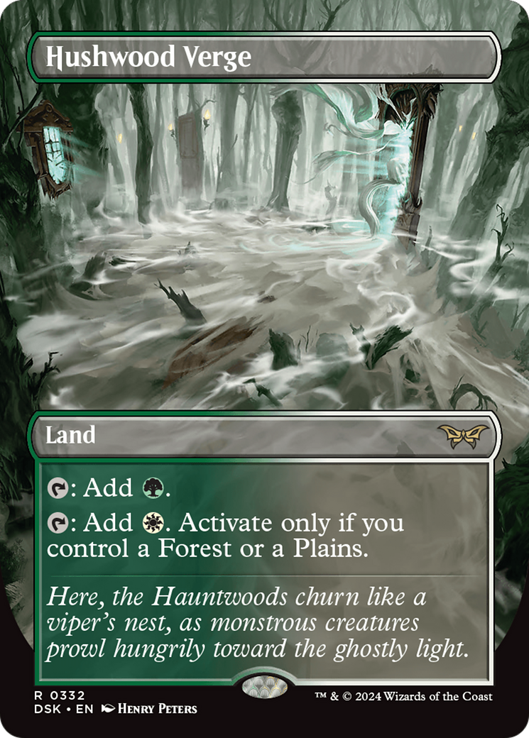 Hushwood Verge (Borderless) [Duskmourn: House of Horror]-1