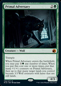 Primal Adversary [Innistrad: Midnight Hunt]-1