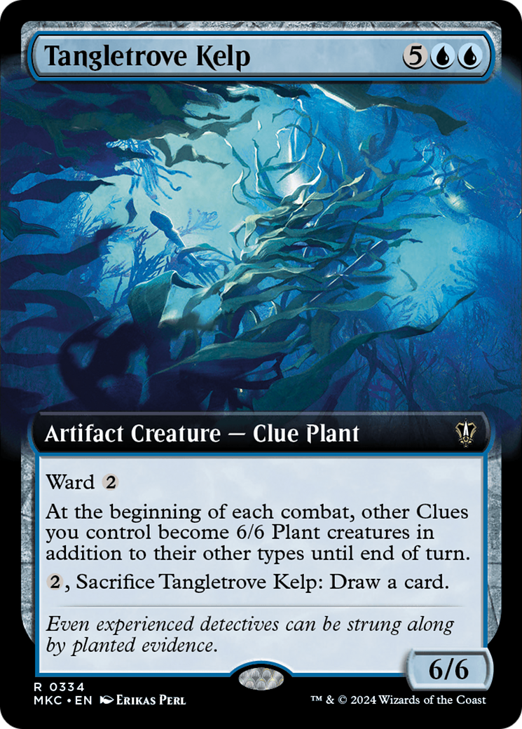 Tangletrove Kelp (Extended Art) [Murders at Karlov Manor Commander]-1