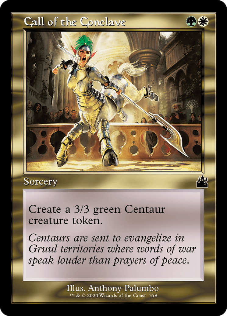 Call of the Conclave (Retro Frame) [Ravnica Remastered]-1