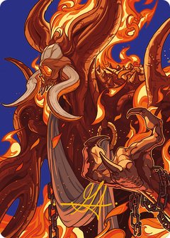 Phlage, Titan of Fire's Fury // Phlage, Titan of Fire's Fury (AMH3-050) - Modern Horizons 3 Art Series (Borderless)-1