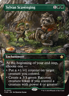 Sylvan Scavenging (Borderless) [Foundations]-1