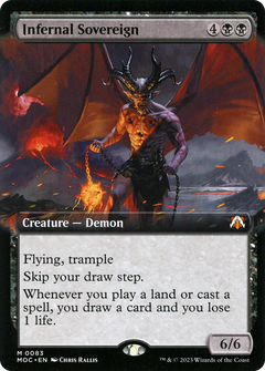 Infernal Sovereign (Extended Art) [March of the Machine Commander]-1