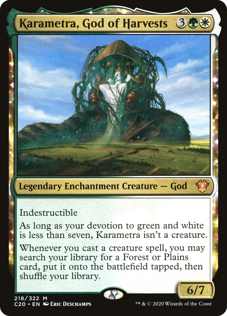 Karametra, God of Harvests [Commander 2020]-1