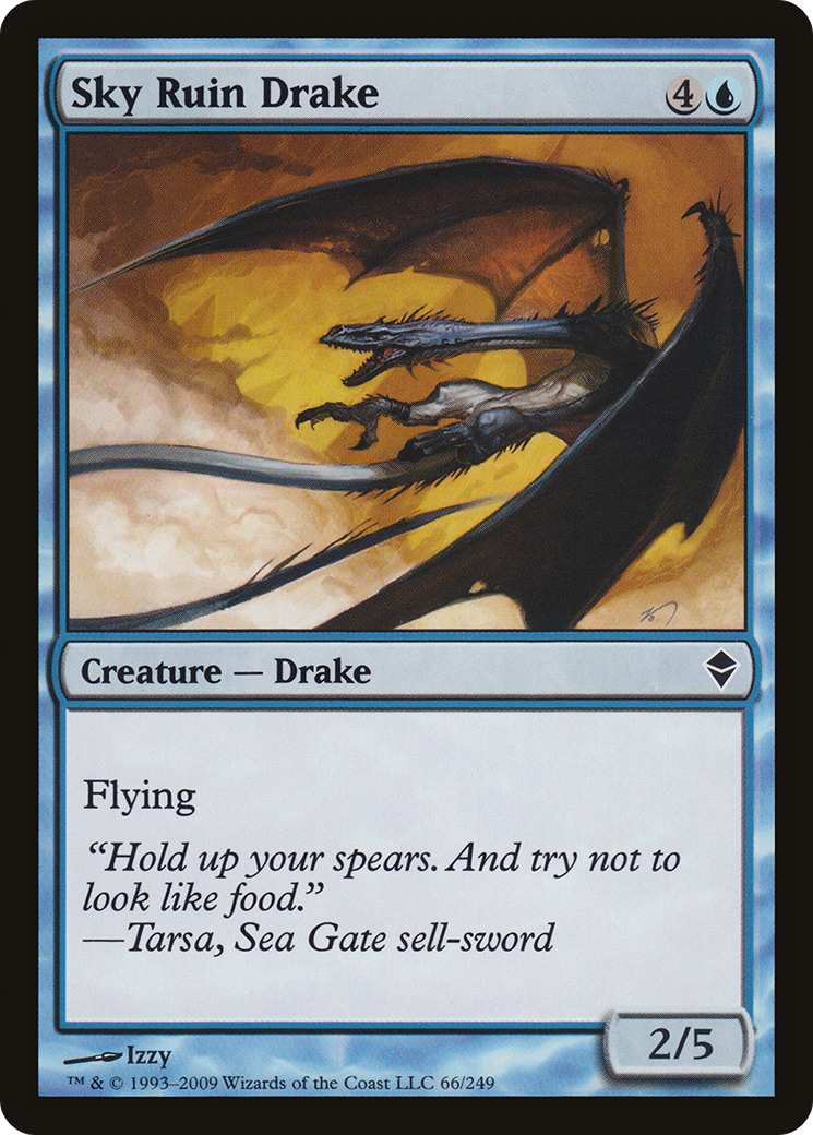 Sky Ruin Drake [Zendikar]-1