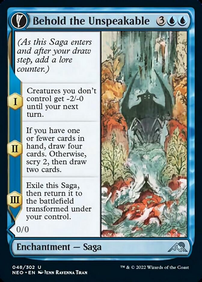 Behold the Unspeakable // Vision of the Unspeakable [Kamigawa: Neon Dynasty]-1