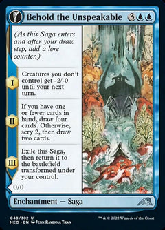 Behold the Unspeakable // Vision of the Unspeakable [Kamigawa: Neon Dynasty]-1