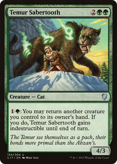 Temur Sabertooth [Commander 2017]-1