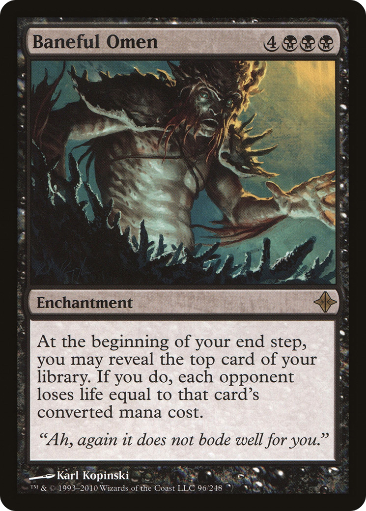 Baneful Omen [Rise of the Eldrazi]-1