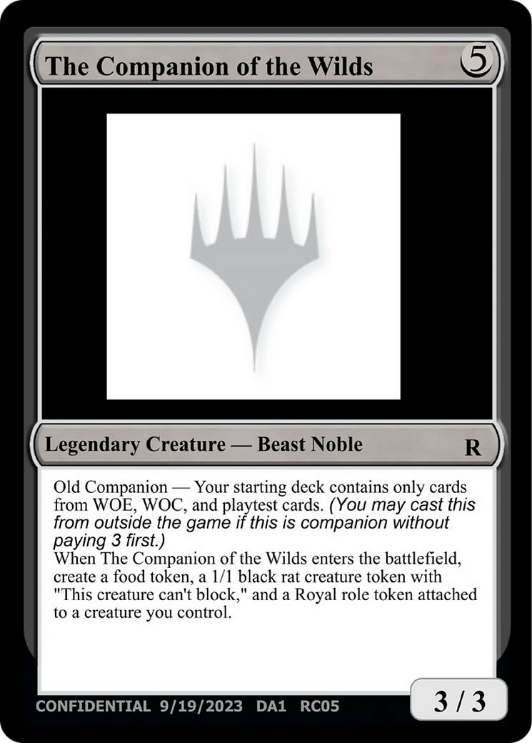 The Companion of the Wilds (UNK-RC05B) - Unknown Event-1