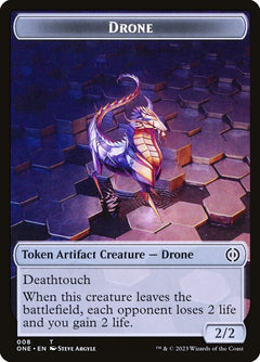 Phyrexian Mite (012) // Drone Double-Sided Token [Phyrexia: All Will Be One Tokens]-4