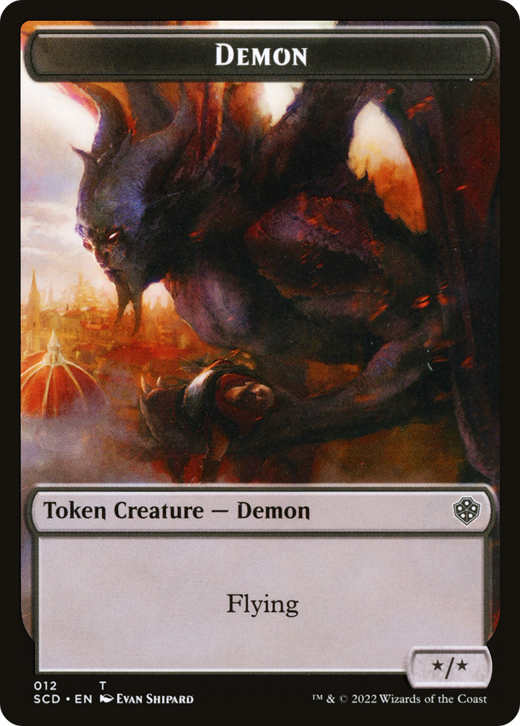 Demon (TSCD-012) - Starter Commander Deck Tokens-1