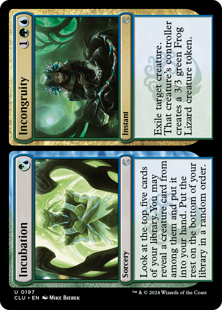 Incubation // Incongruity [Ravnica: Clue Edition]-1