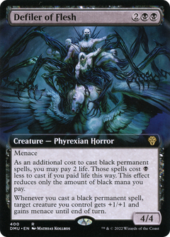 Defiler of Flesh (Extended Art) [Dominaria United]-1