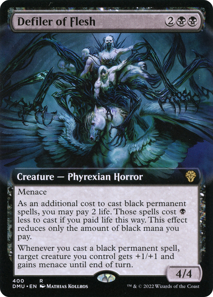 Defiler of Flesh (Extended Art) [Dominaria United]-1