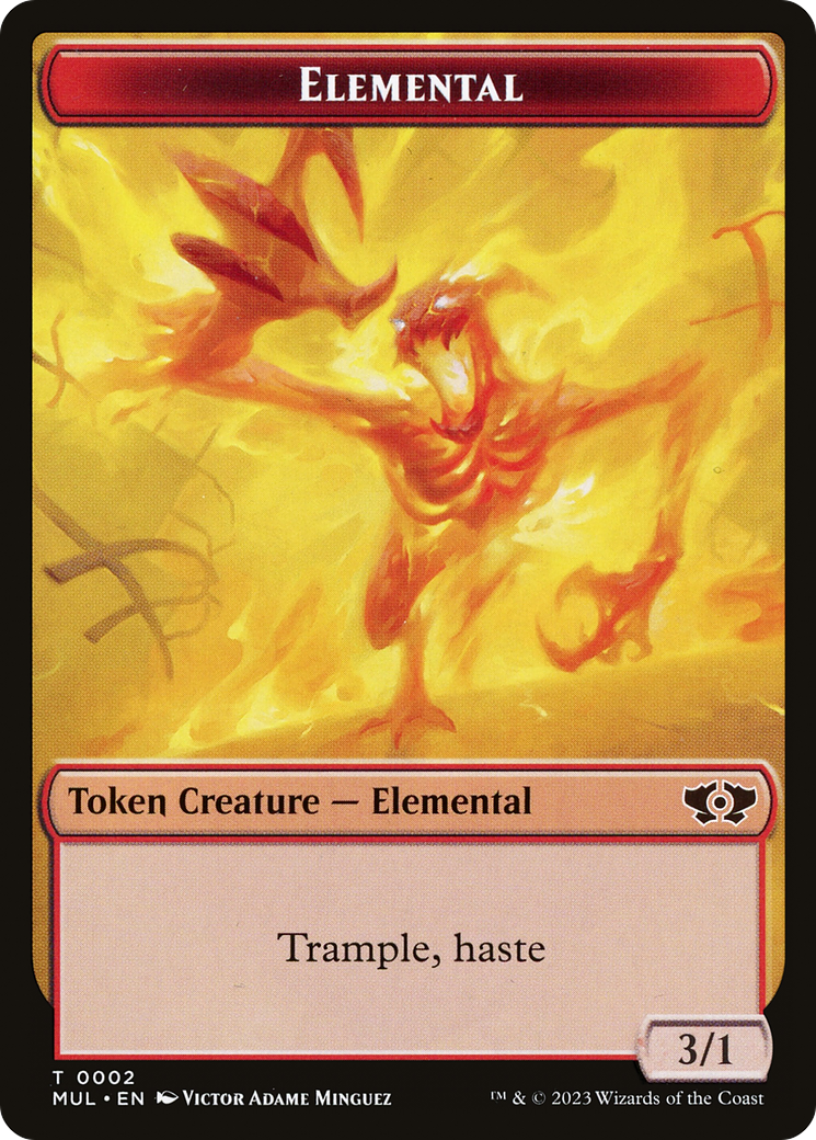 Elemental (TMUL-002) - Multiverse Legends Tokens Foil-1