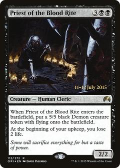 Priest of the Blood Rite [Magic Origins Prerelease Promos]-1