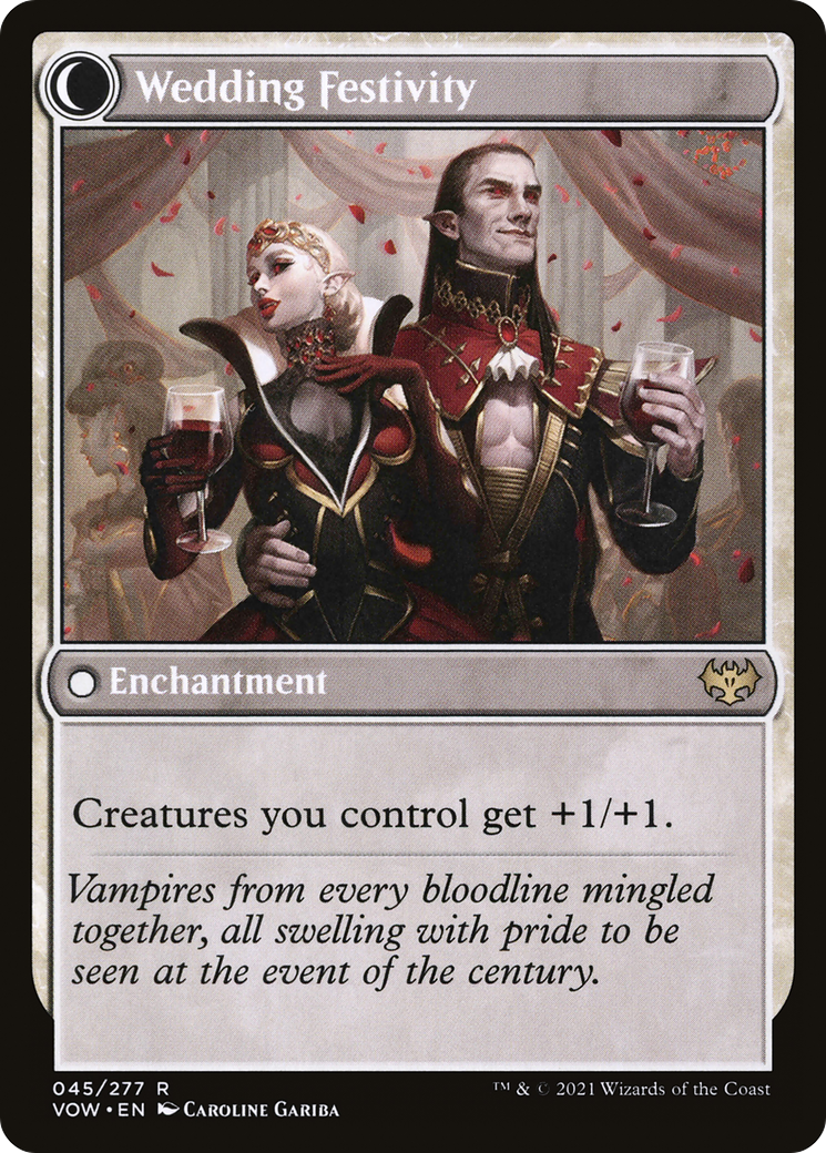 Wedding Announcement (VOW-045) - Innistrad: Crimson Vow: (Double Faced Transform)-2