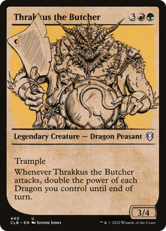 Thrakkus the Butcher (Showcase) [Commander Legends: Battle for Baldur's Gate]-1