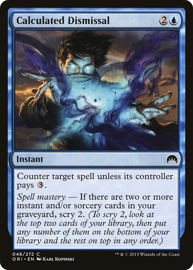 Calculated Dismissal [Magic Origins]-1