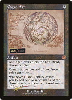 Caged Sun (Retro Schematic) (Serialized) [The Brothers' War Retro Artifacts]-1