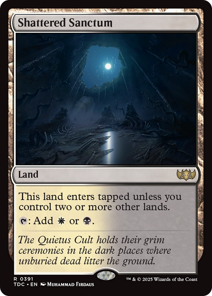 Shattered Sanctum [Tarkir: Dragonstorm Commander]-1
