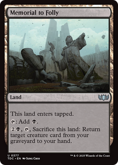Memorial to Folly [Tarkir: Dragonstorm Commander]-1