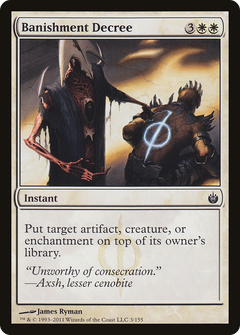 Banishment Decree [Mirrodin Besieged]-1