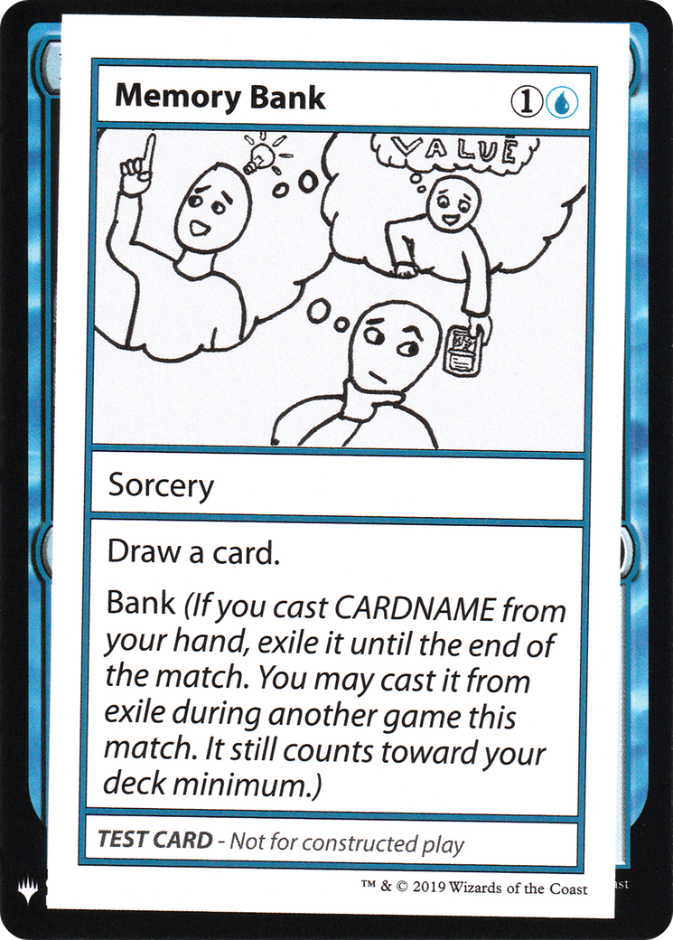 Memory Bank [Mystery Booster Playtest Cards]-1