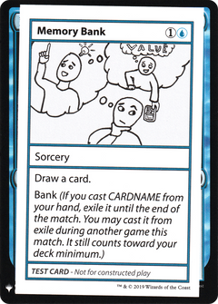Memory Bank [Mystery Booster Playtest Cards]-1