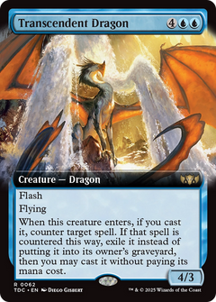 Transcendent Dragon (Extended Art) [Tarkir: Dragonstorm Commander]-1