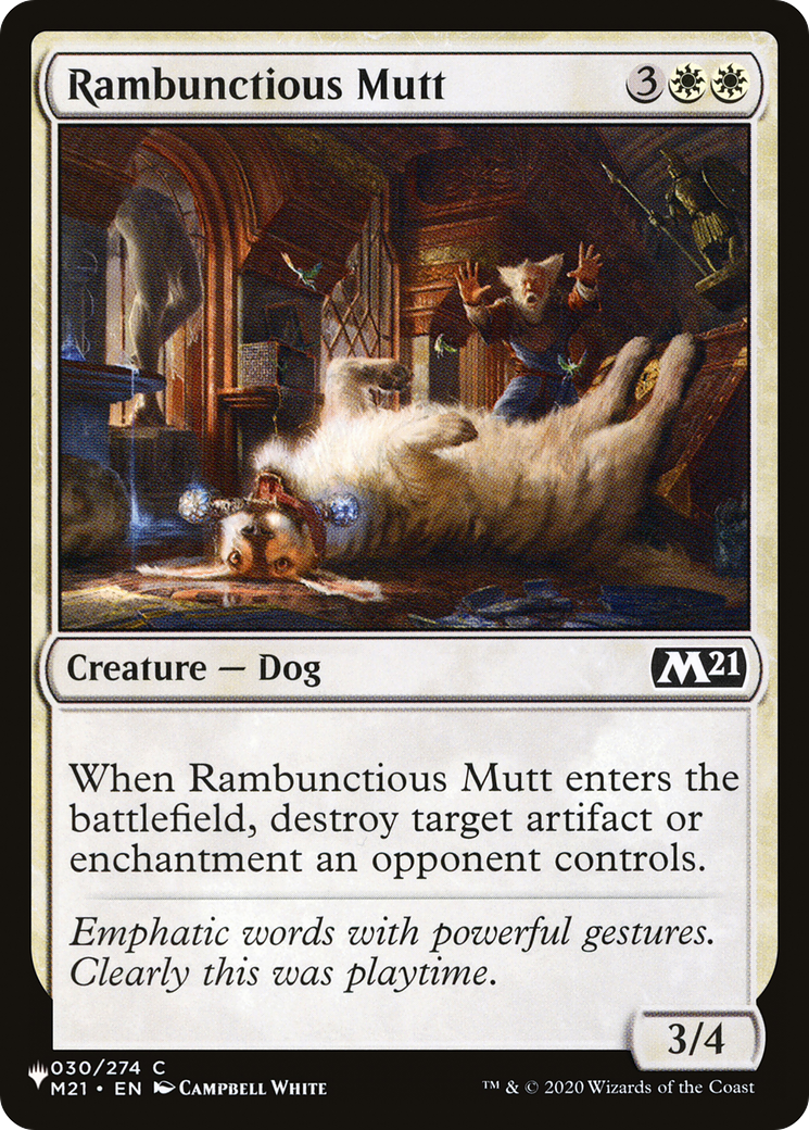Rambunctious Mutt [The List]-1