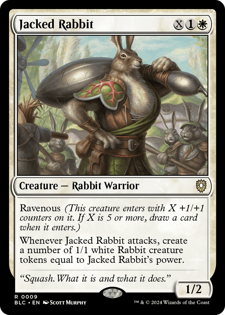 Jacked Rabbit [Bloomburrow Commander]-1