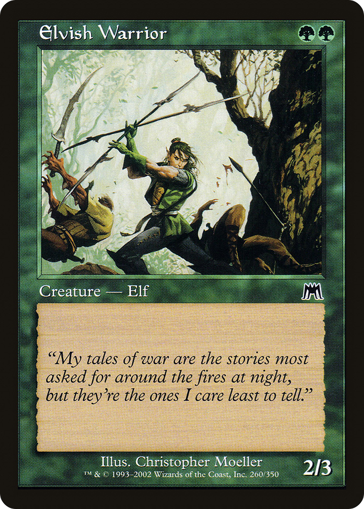Elvish Warrior [Onslaught]-1