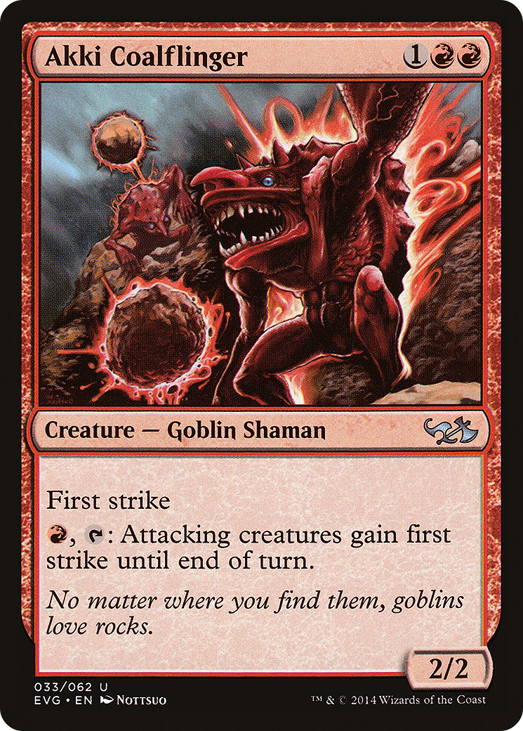 Akki Coalflinger (Elves vs. Goblins) [Duel Decks Anthology]-1