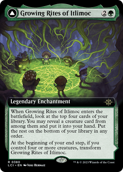 Growing Rites of Itlimoc // Itlimoc, Cradle of the Sun (Extended Art) [The Lost Caverns of Ixalan]-1