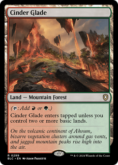 Cinder Glade [Bloomburrow Commander]-1