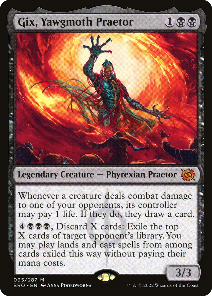 Gix, Yawgmoth Praetor [The Brothers' War]-1