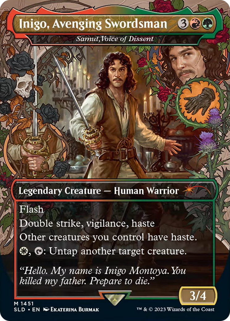 Inigo, Avenging Swordsman - Samut, Voice of Dissent [Secret Lair Drop Series]-1
