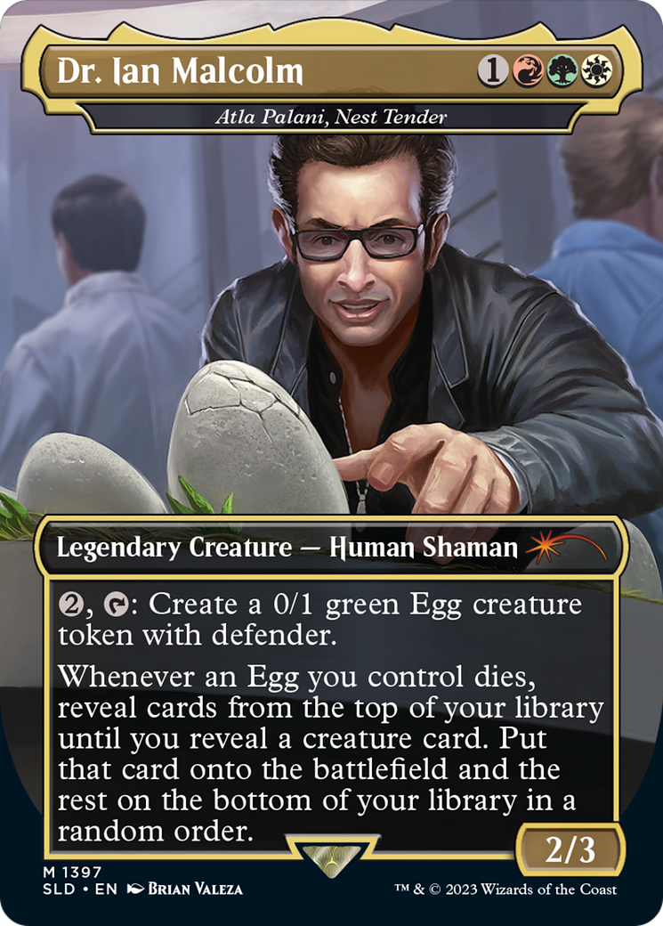Dr. Ian Malcolm - Atla Palani, Nest Tender [Secret Lair Drop Series]-1