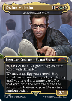 Dr. Ian Malcolm - Atla Palani, Nest Tender [Secret Lair Drop Series]-1