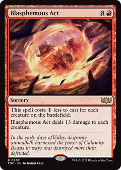 Blasphemous Act [Tarkir: Dragonstorm Commander]-1