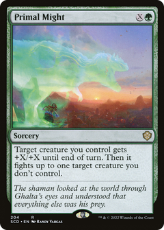 Primal Might [Starter Commander Decks]-1